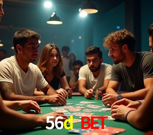 Interface moderna da plataforma 56d bet